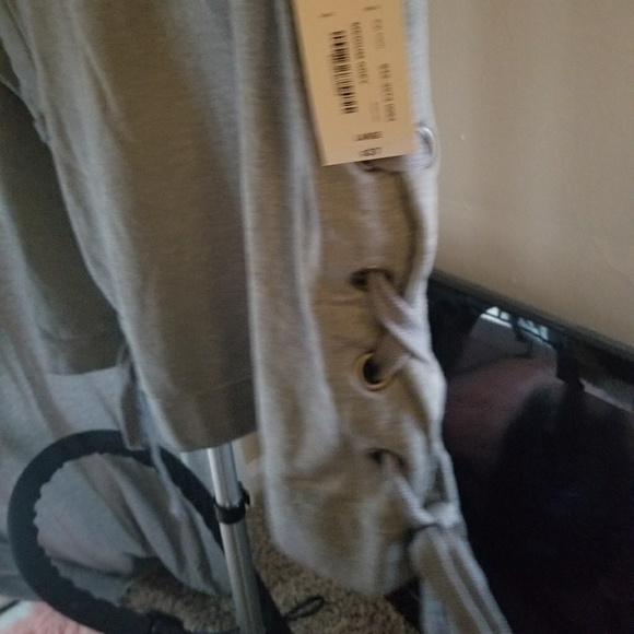 New Grey sweatshirt with laces down the side - Picture 3 of 3